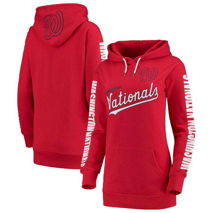 Women Washington Nationals G III 4Her by Carl Banks Extra Innings Pullover Hoodie Red,We sell and wholesale Women Washington Nationals G III 4Her by Carl Banks Extra Innings Pullover Hoodie Red on line form chian!
